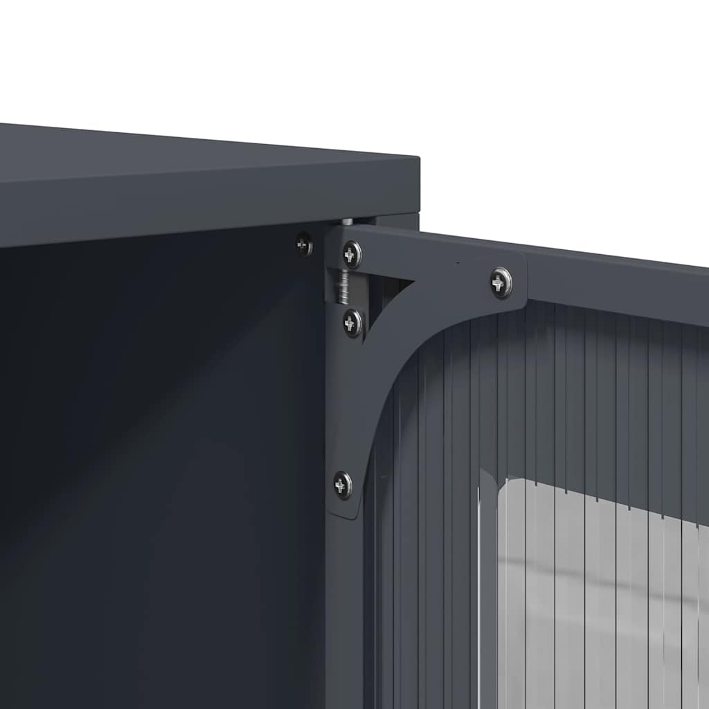 Highboard 68X39X107 Cm Stål