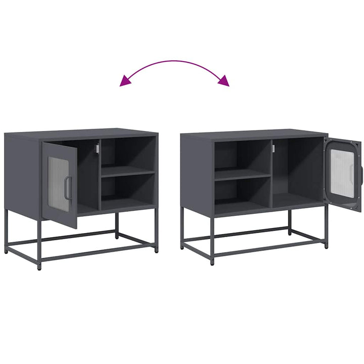 Tv-Skåp 68X39X60,5 Cm Stål