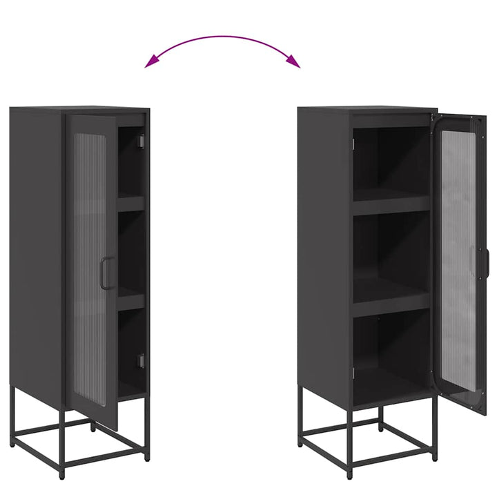 Highboard 36X39X123 Cm Kallvalsat Stål