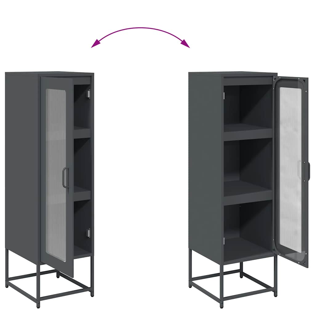 Highboard 36X39X123 Cm Kallvalsat Stål