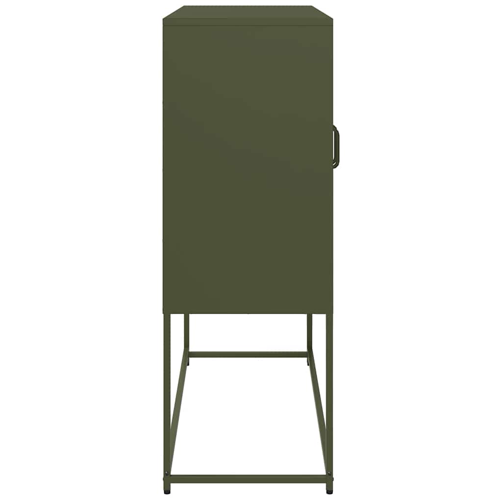 Sidoskåp 100,5X39X107 Cm Kallvalsat Stål