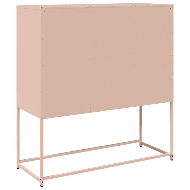 Sidoskåp 100,5X39X107 Cm Kallvalsat Stål