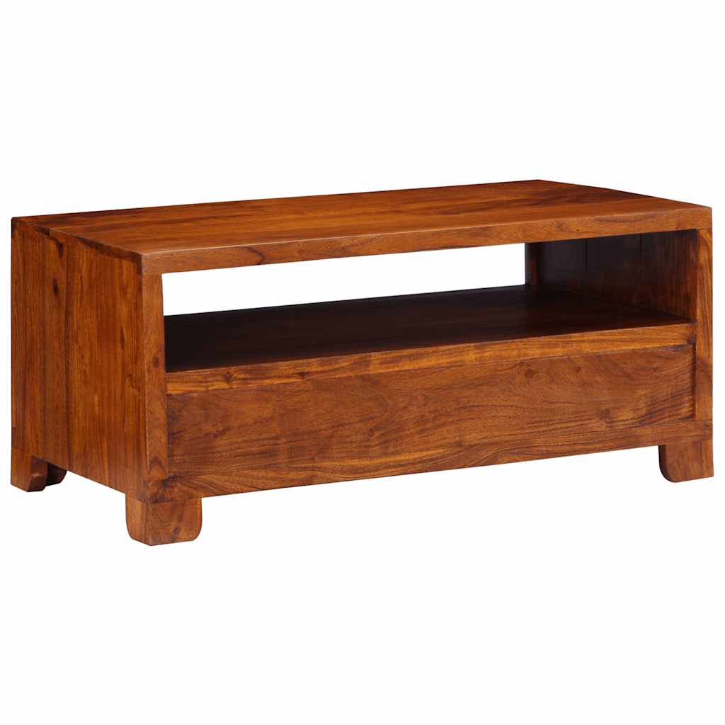 Soffbord 90X50X40 Cm Massivt Akaciaträ