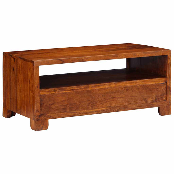 Soffbord 90X50X40 Cm Massivt Akaciaträ