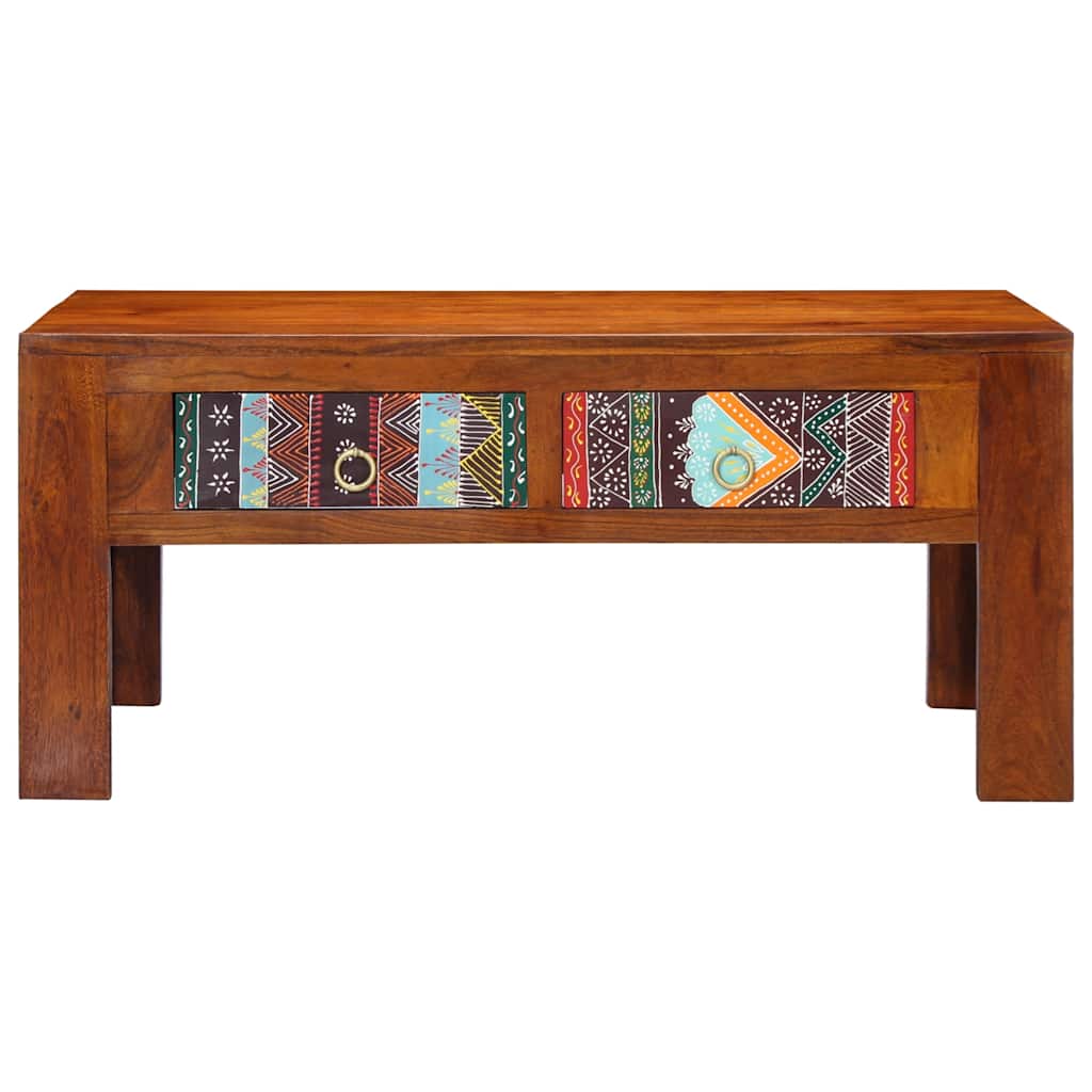 Soffbord 90X50X40 Cm Massivt Akaciaträ