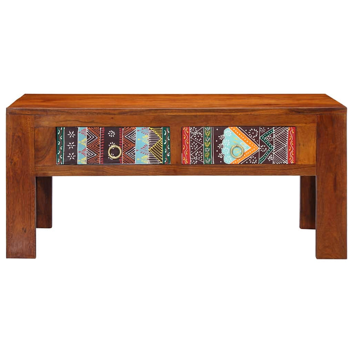 Soffbord 90X50X40 Cm Massivt Akaciaträ