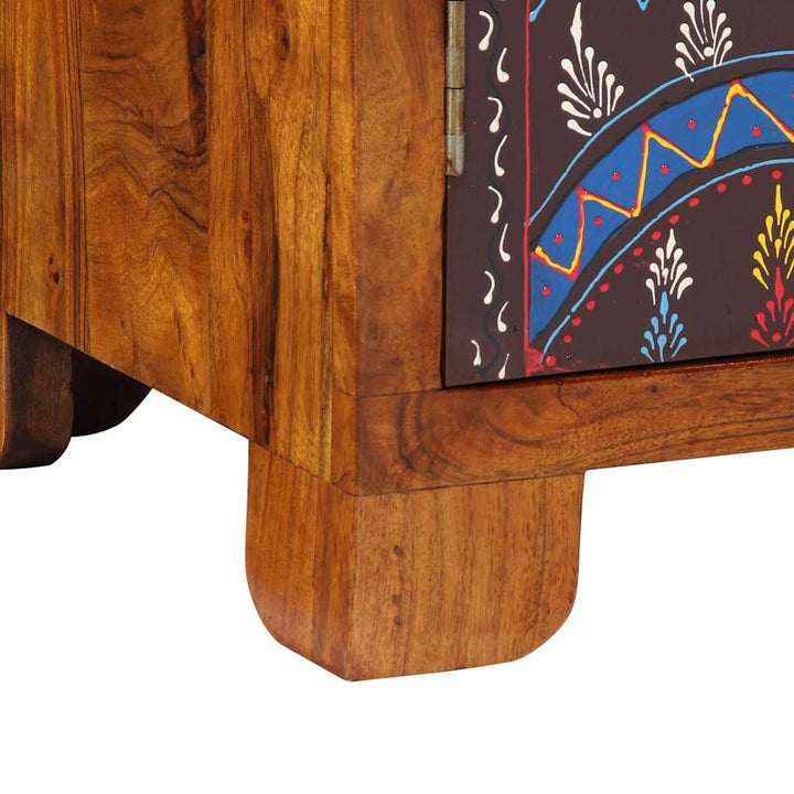 Skänk Flerfärgad 50X35X60 Massivt Trä Akacia