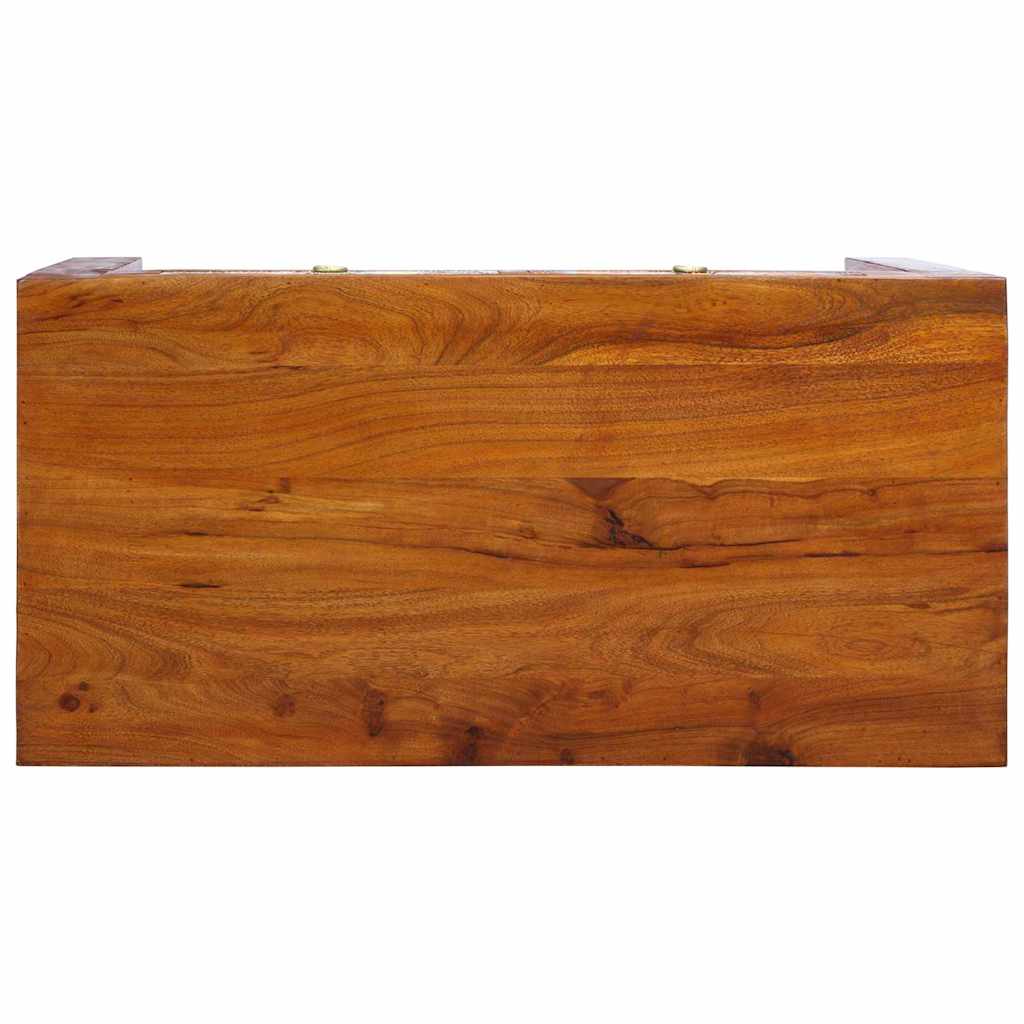 Skrivbord Med Låda Med Lagring Brun 100 X 50 X 75 Cm