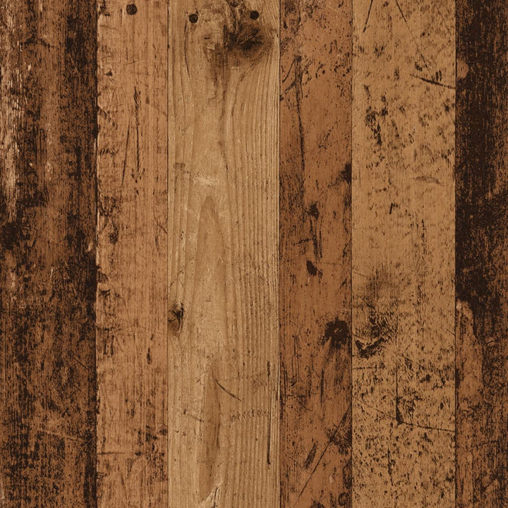 Barbord Med Hyllor Åldrat Trä 90X47,5X103,5 Cm Konstruerat Trä