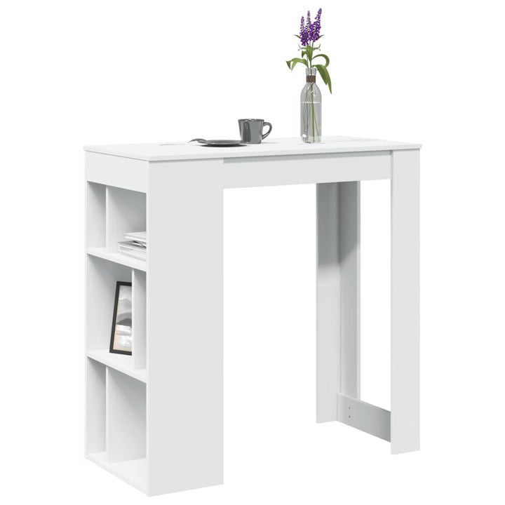 Barbord Med Ställ 102X50X103,5 Cm Konstruerat Trä