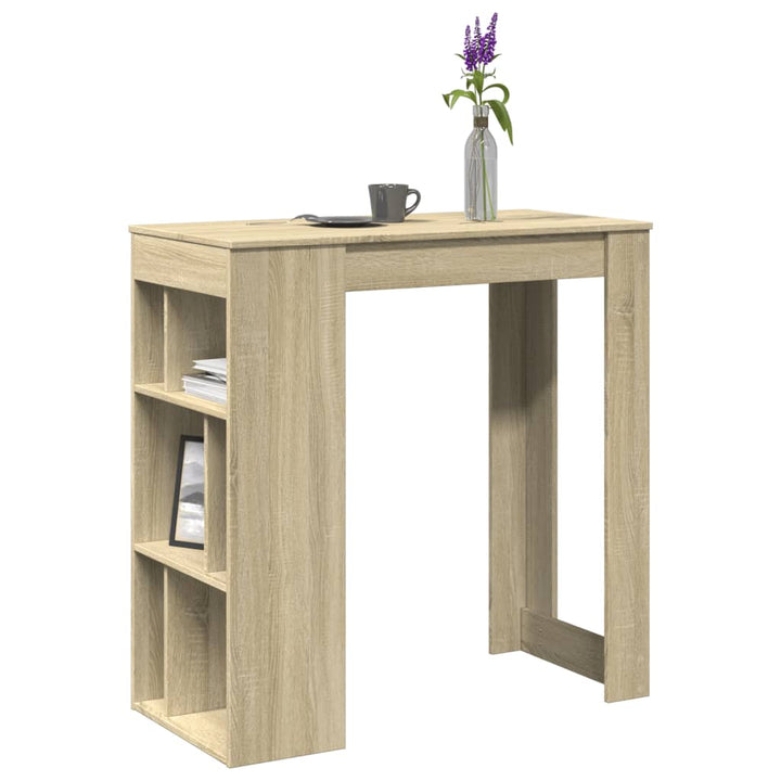 Barbord Med Ställ 102X50X103,5 Cm Konstruerat Trä