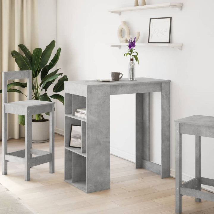 Barbord Med Ställ 102X50X103,5 Cm Konstruerat Trä