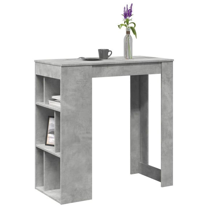 Barbord Med Ställ 102X50X103,5 Cm Konstruerat Trä