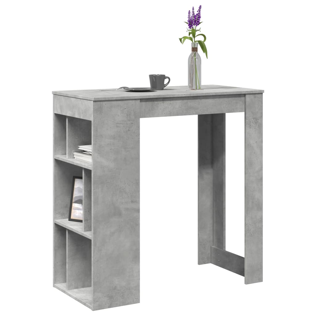 Barbord Med Ställ 102X50X103,5 Cm Konstruerat Trä