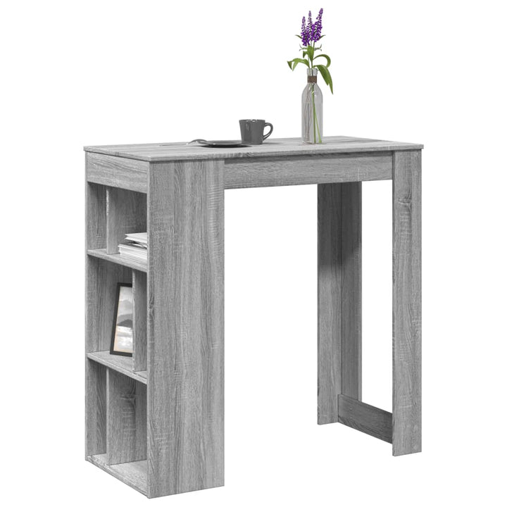 Barbord Med Ställ 102X50X103,5 Cm Konstruerat Trä