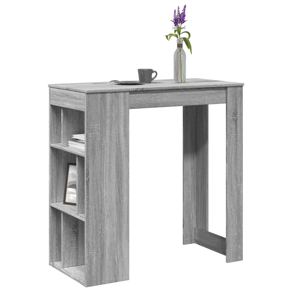 Barbord Med Ställ 102X50X103,5 Cm Konstruerat Trä