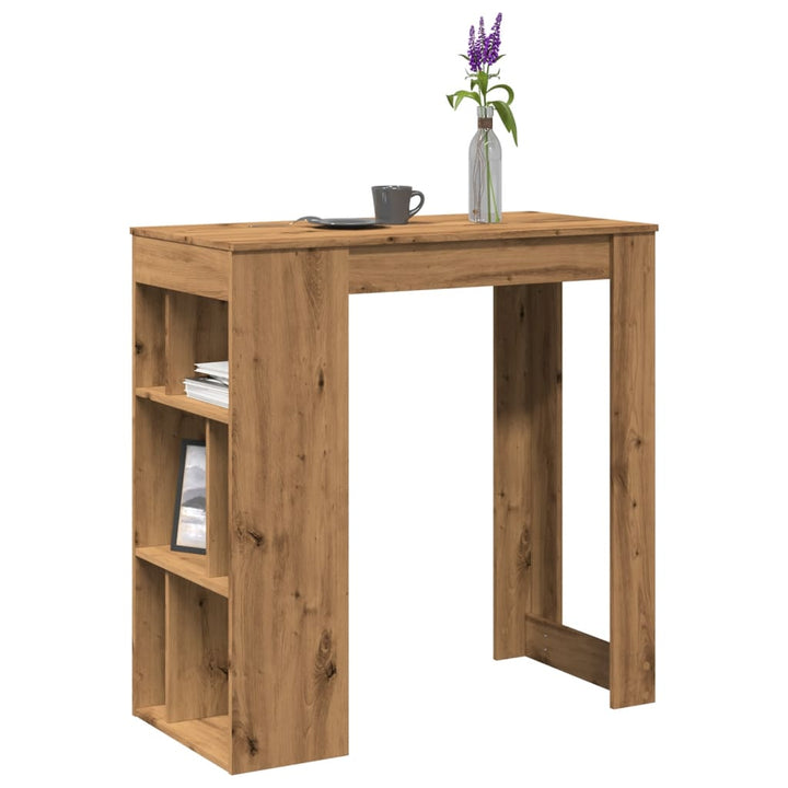 Barbord Med Ställ 102X50X103,5 Cm Konstruerat Trä