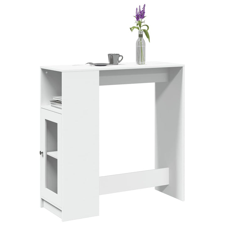 Barbord Med Ställ 101X40X103,5 Cm Konstruerat Trä