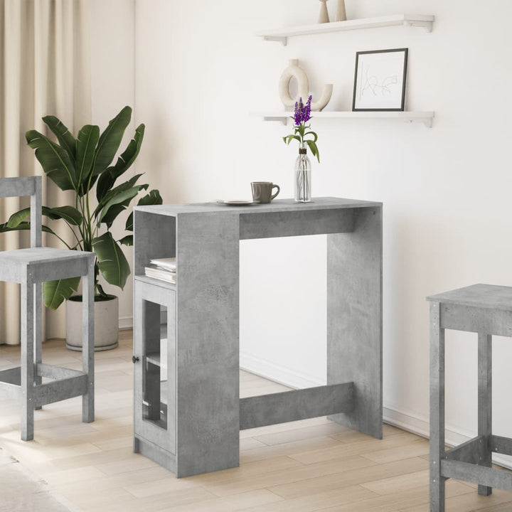 Barbord Med Ställ 101X40X103,5 Cm Konstruerat Trä