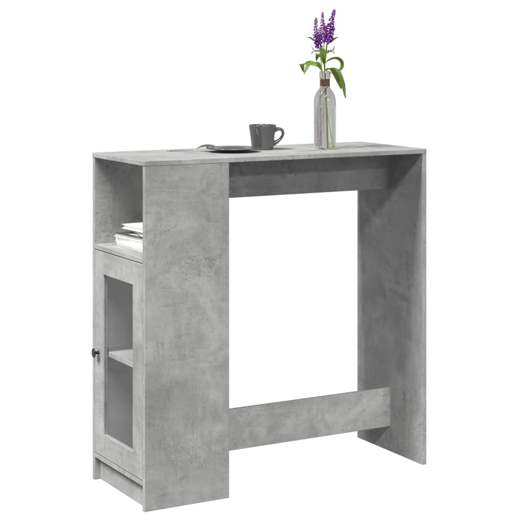 Barbord Med Ställ 101X40X103,5 Cm Konstruerat Trä