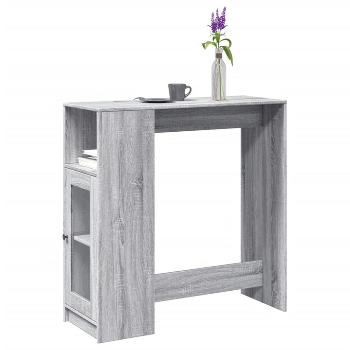 Barbord Med Ställ 101X40X103,5 Cm Konstruerat Trä