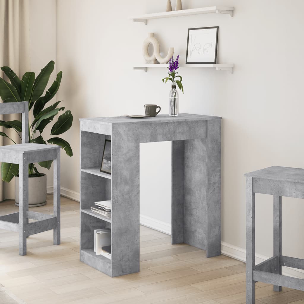Barbord Med Ställ 95X47X103,5 Cm Konstruerat Trä