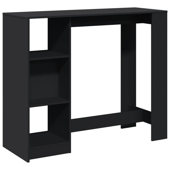 Barbord Med Hylla 124X46X103,5 Cm Konstruerat Trä