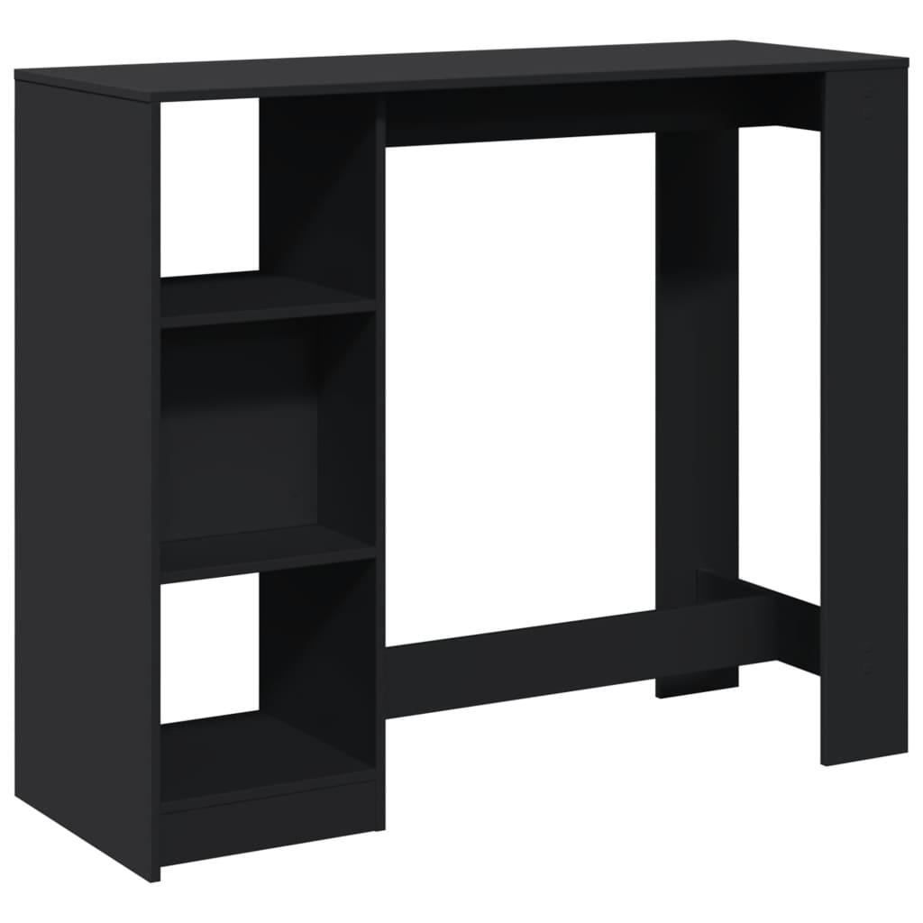 Barbord Med Hylla 124X46X103,5 Cm Konstruerat Trä