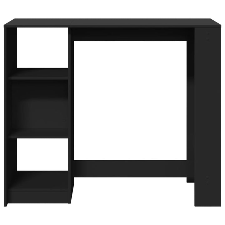 Barbord Med Hylla 124X46X103,5 Cm Konstruerat Trä