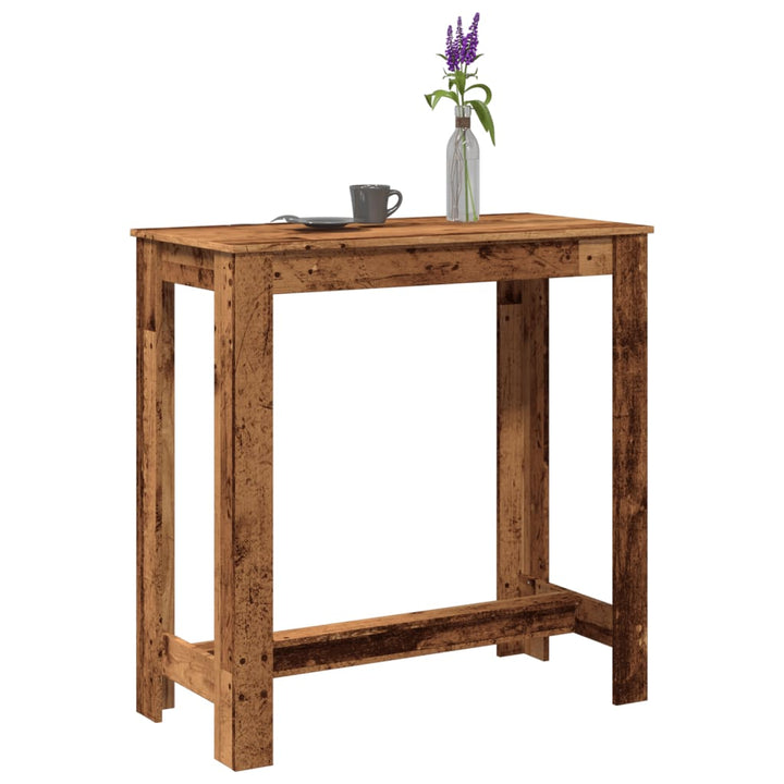Barbord 102X50X103,5 Cm Konstruerat Trä