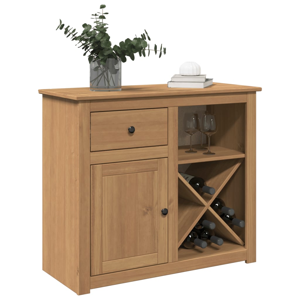 Skänk Med Låda Panama 93X40X80 Cm Massiv Furu