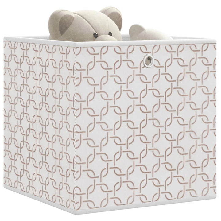Vikbar Förvaringslådor 10 St 32X32X32 Cm Non-Woven Tyg