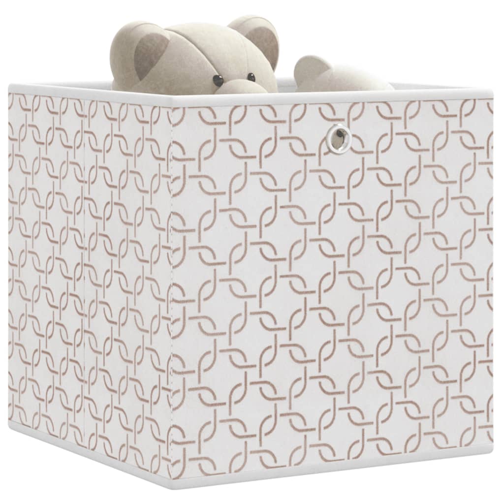 Vikbar Förvaringslådor 10 St 32X32X32 Cm Non-Woven Tyg