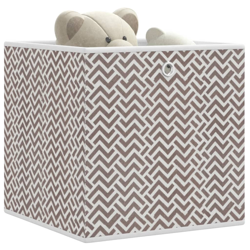 Vikbar Förvaringslådor 10 St 32X32X32 Cm Non-Woven Tyg