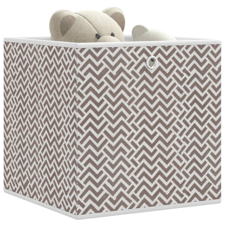 Vikbar Förvaringslådor 10 St 32X32X32 Cm Non-Woven Tyg