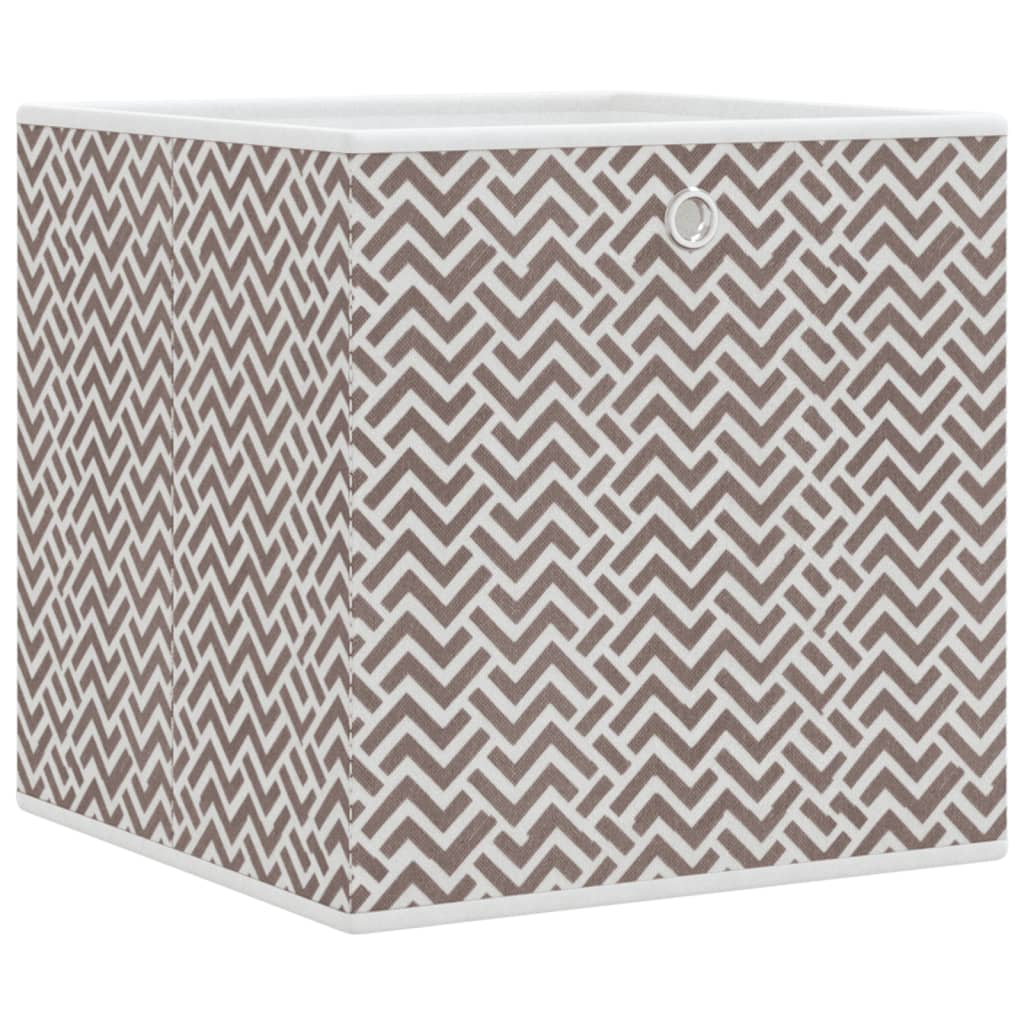 Vikbar Förvaringslådor 10 St 32X32X32 Cm Non-Woven Tyg