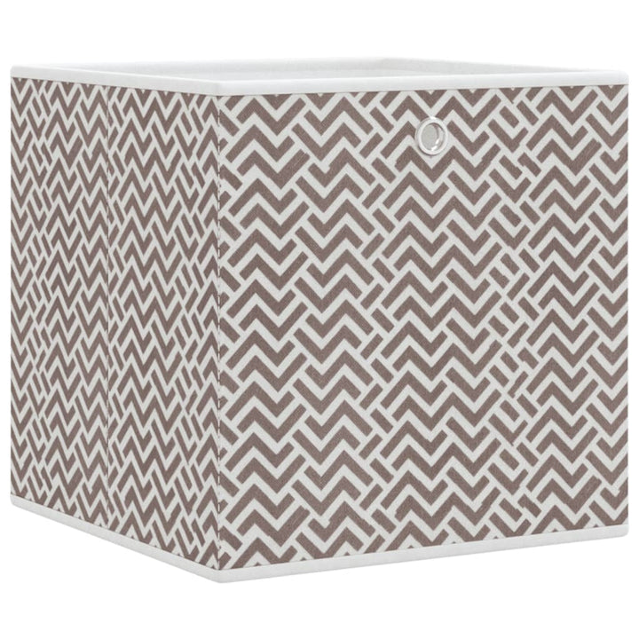 Vikbar Förvaringslådor 10 St 32X32X32 Cm Non-Woven Tyg