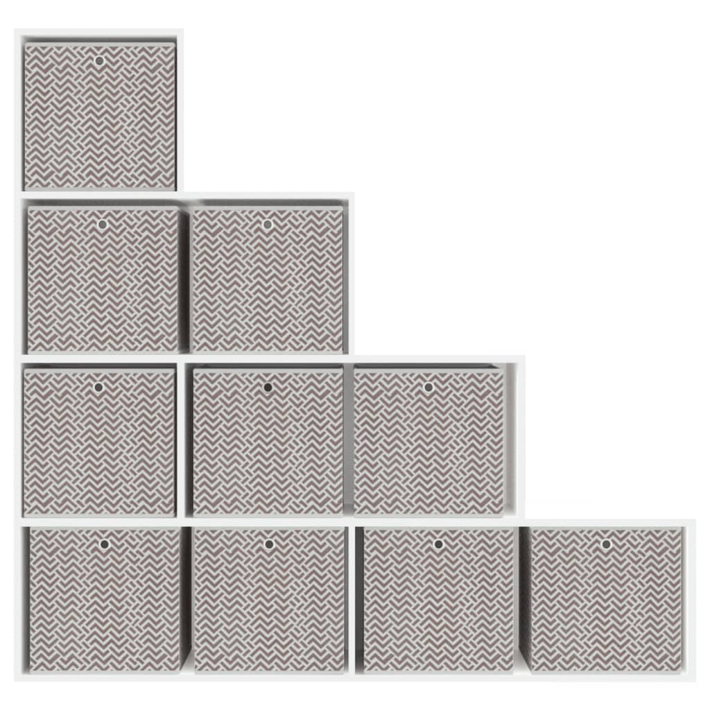 Vikbar Förvaringslådor 10 St 32X32X32 Cm Non-Woven Tyg