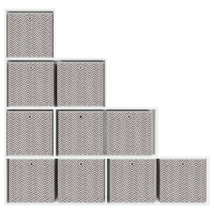 Vikbar Förvaringslådor 10 St 32X32X32 Cm Non-Woven Tyg