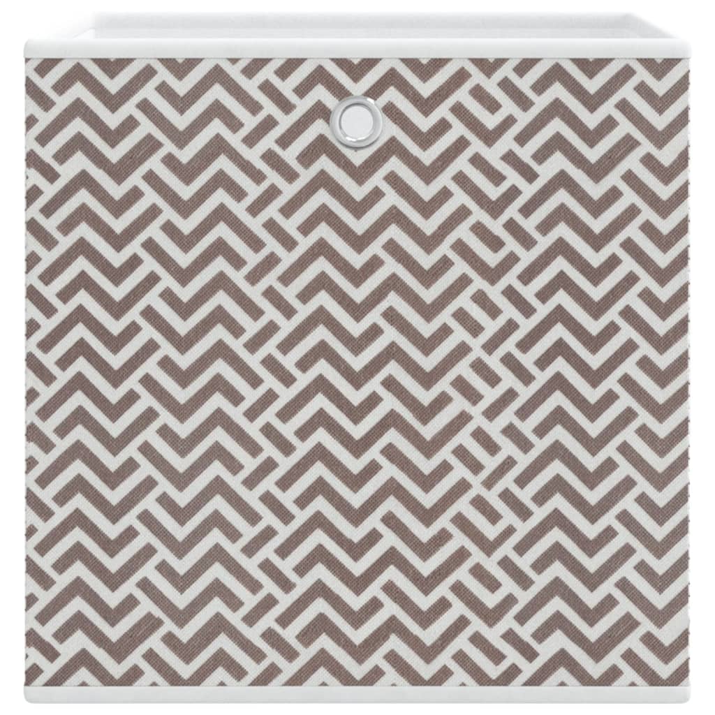 Vikbar Förvaringslådor 10 St 32X32X32 Cm Non-Woven Tyg