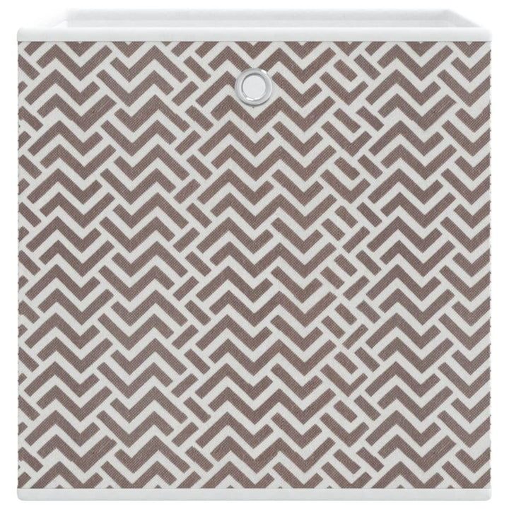 Vikbar Förvaringslådor 10 St 32X32X32 Cm Non-Woven Tyg