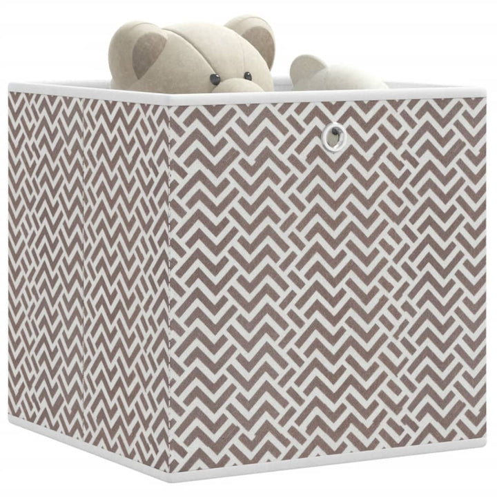 Vikbar Förvaringslådor 10 St 32X32X32 Cm Non-Woven Tyg
