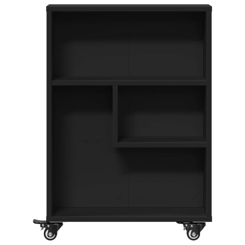 Smal Förvaringsvagn 48X13X68 Cm Konstruerat Trä
