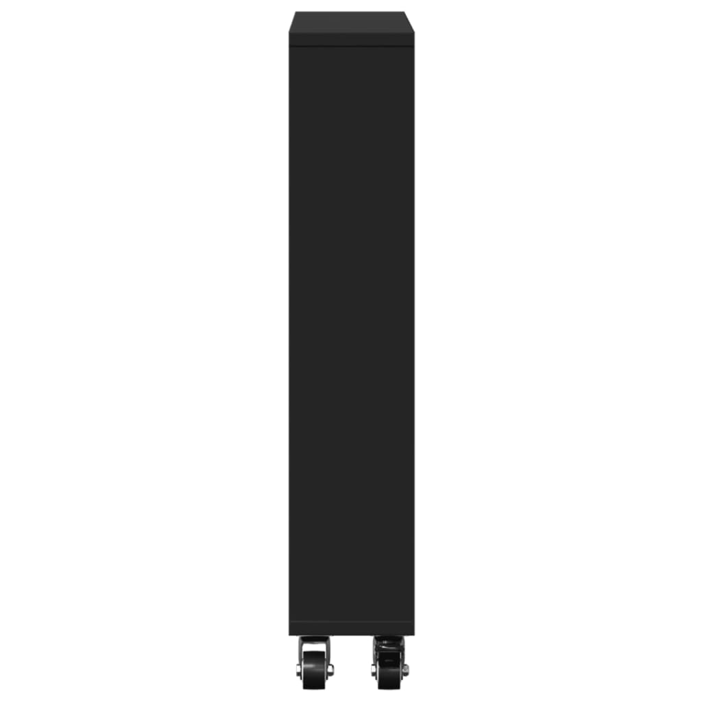 Smal Förvaringsvagn 48X13X68 Cm Konstruerat Trä