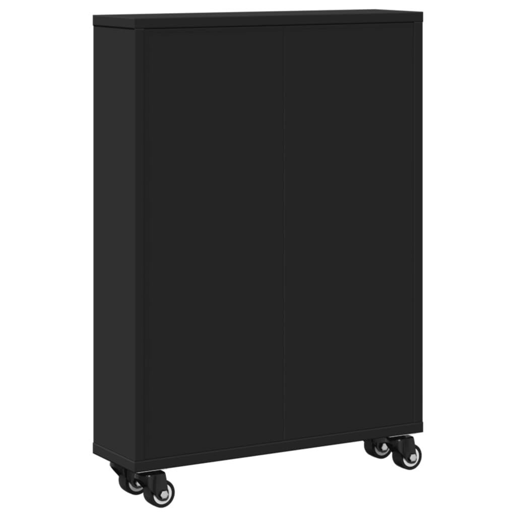 Smal Förvaringsvagn 48X13X68 Cm Konstruerat Trä