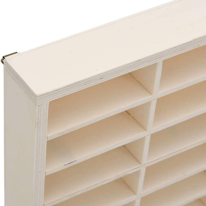 Trämonter För Samlarobjekt Med 80 Fack 80X4,5X40,5Cm