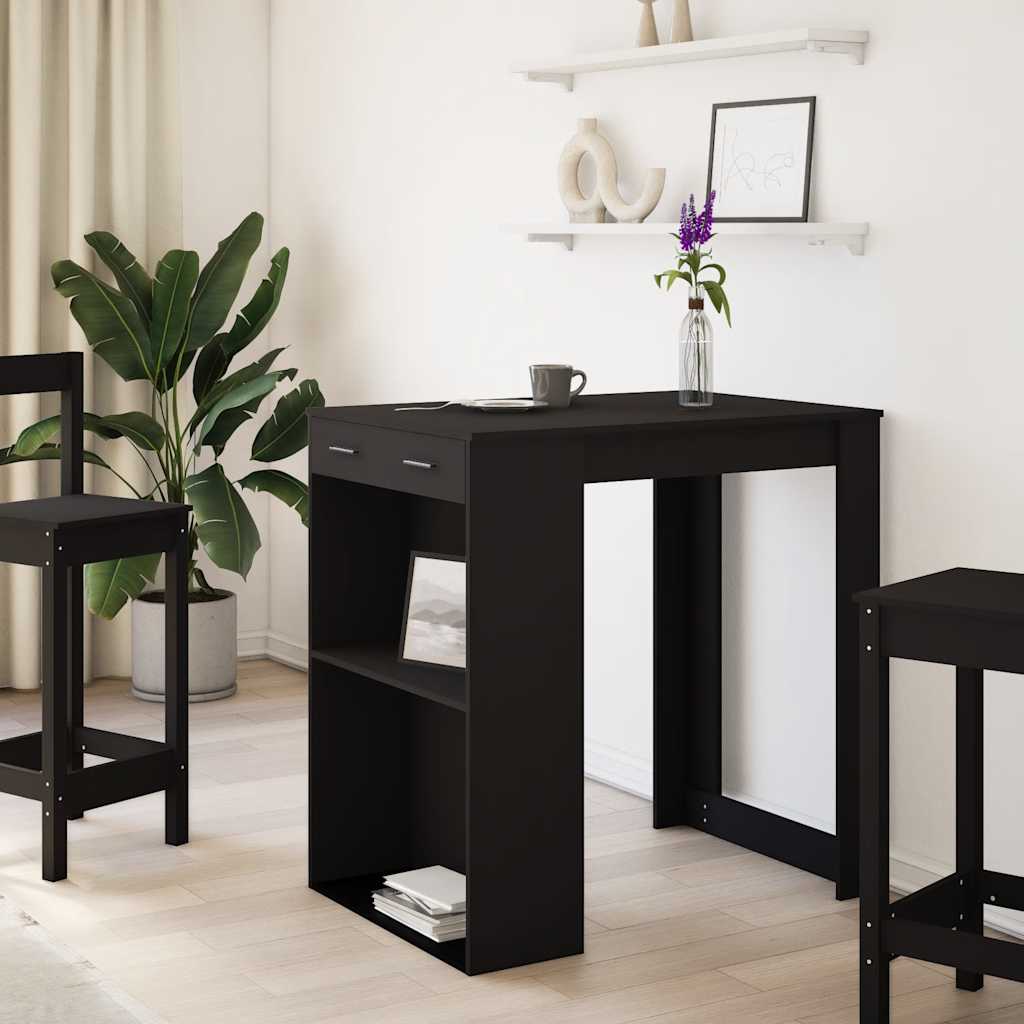 Barbord 102X70X103,5 Cm Konstruerat Trä