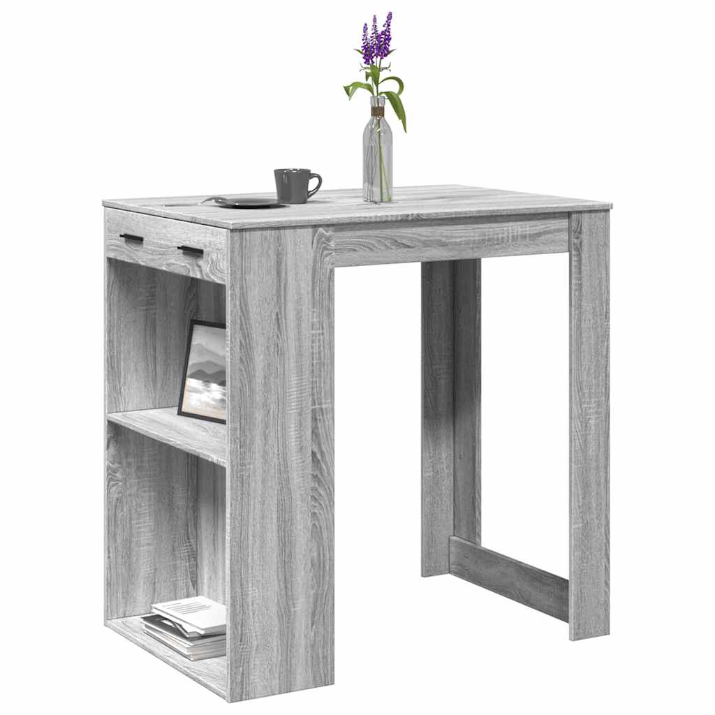 Barbord 102X70X103,5 Cm Konstruerat Trä
