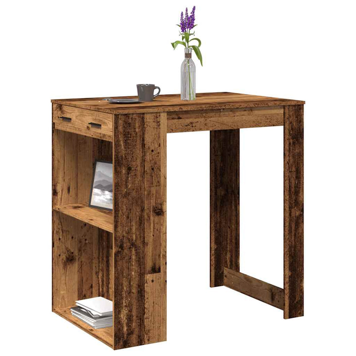 Barbord 102X70X103,5 Cm Konstruerat Trä