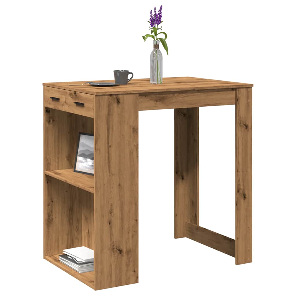 Barbord 102X70X103,5 Cm Konstruerat Trä